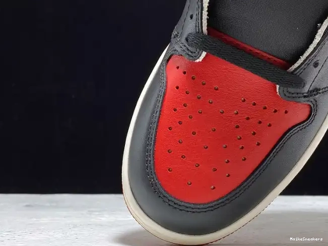 MaikeSneakers OG High Retro Toe Air 555088-610 Jordan Bred 1 0526